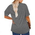 thumbnail image 5 of XCHQRTI Cute Love Women Plus Tshirt Graphic Short Sleeve Shirt Valentine's Day Tees, 5 of 9