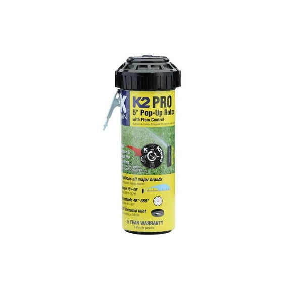 Aspersor de rotor K-Rain K2 Pro con un radio de 5,5-12 m