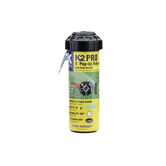 Aspersor de rotor K-Rain K2 Pro con un radio de 5,5-12 m