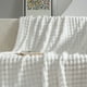 thumbnail image 5 of Manta alternativa de plumas - Manta de forro polar de felpa blanca - manta sofá cama de 100x150 cm - ultra suave y ligera para todas las estaciones, 5 of 7