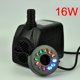 thumbnail image 4 of EeaseMX Bomba de agua sumergible potente de 16 W con luz LED y caudal ajustable para fuentes, estanques, acuarios, peceras y estatuas, con enchufe europeo., 4 of 7