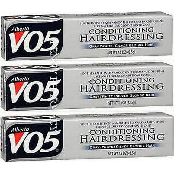 VO5 Conditioning Hairdressing Gray/White/Blonde Hair 1.5oz GREY ( 3 tubes )
