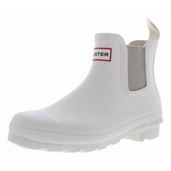 Hunter Original Chelsea Boot Womens Shoes Size 7, Color: Ivory