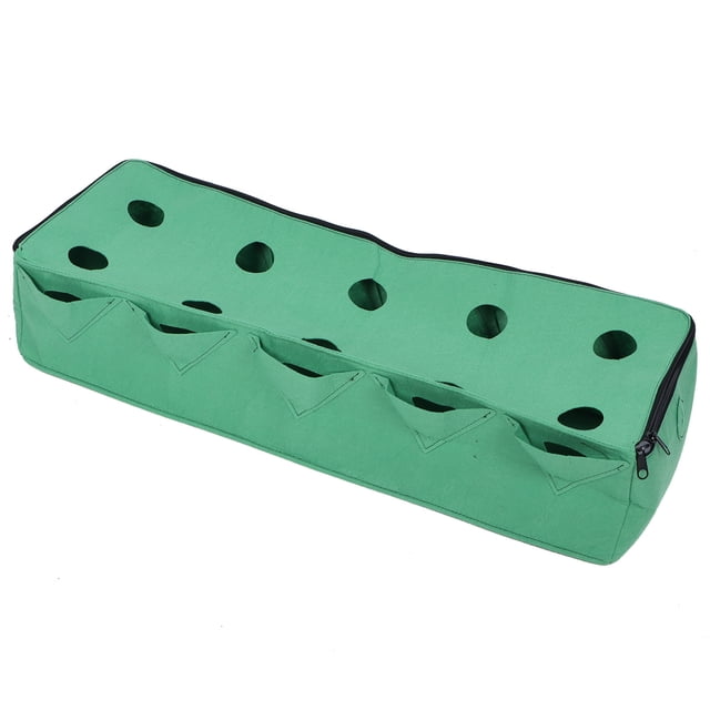 Bolsa de fieltro rectangular para cultivo de frutas, flores y verduras (96 x 38 x 25 cm)
