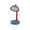Dark Blue, variant on School Season Sale! Cameland New Led Desk Lamp Foldable Rechargeable Reading Lamp 3 Grade Colour Temperature Adjustment Stepless Dimming Desk Lamp with Blue Light Eye Protection Lamp