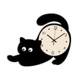 thumbnail image 4 of Reloj de pared de gato, reloj de pared acrílico, reloj de gato que no es , reloj decorativo para habitación para niños, oficina, salón de estar 30cmx27cm, 4 of 8