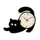 thumbnail image 4 of Reloj de pared silencioso, reloj decorativo que no hace tictac, decoración del hogar, reloj de gato para colgar en la pared 30cmx27cm, 4 of 9