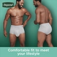 thumbnail image 6 of Depend Fresh Protection Incontinence Underwear for Men, Adult Diapers, L, 28 Count, 6 of 12