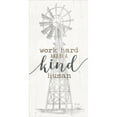 thumbnail image 3 of Rae, Marla 14x24 Black Modern Framed Museum Art Print Titled - Be Kind Windmill, 3 of 5