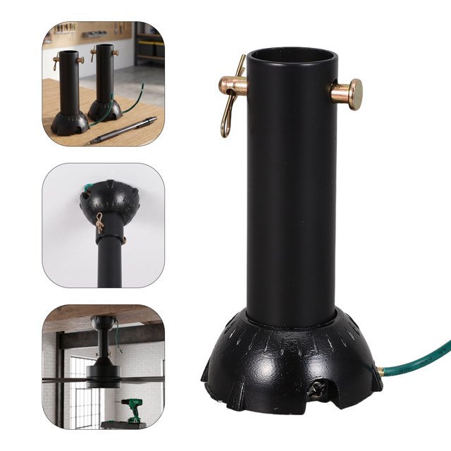 unbranded 2Ud De Suspensión Para Ventilador De Color Negro Para Ambientes Modernos