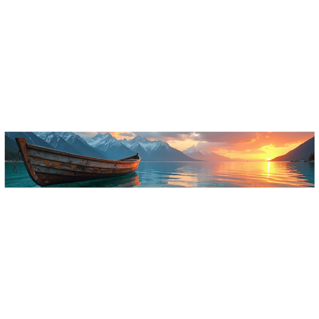 Scenic Mountain Lake Landscape Backdrop Banner for Party Decorations Photography Props Event Backgrounds Studio Setups Vacation Themed Parties