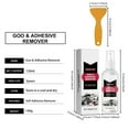 thumbnail image 3 of Car Adhesive Remover - 120ml Fast-Acting Glue Dissolver for Stickers/Tape Residues, Safe on Paint & Glass, Odorless Formula, 3 of 7