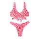 thumbnail image 4 of Traje de baño de pecho cruzado dividido para mujer a la moda Bikini Sexy con estampado de cintura Fridja  nalpqowj23564, 4 of 4