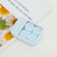 thumbnail image 5 of Unique Bargains 1 Set Contact Lens Case Simple Rectangular Lens Storage Case Blue, 5 of 5