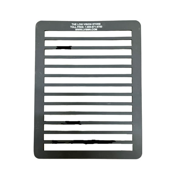 Letter Writing Guide Openings are 7"w x1/2 H