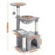 thumbnail image 2 of Torre de condominio Cat Tree Kilodor para gatos pequeños con hamaca, color gris, 2 of 7