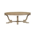 thumbnail image 2 of Pemberly Row Traditional Wood Oval Cocktail Table in Espresso, 2 of 7
