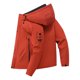 thumbnail image 1 of Ceisia Men's Hooded Waterproof Long Sleeve Jacket Casual Solid Color Loose Fit Gift Outerwear, 1 of 7