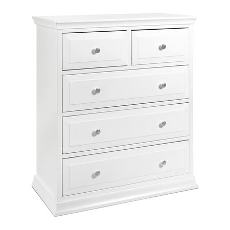 Davinci Signature 5-Drawer Tall Dresser in White