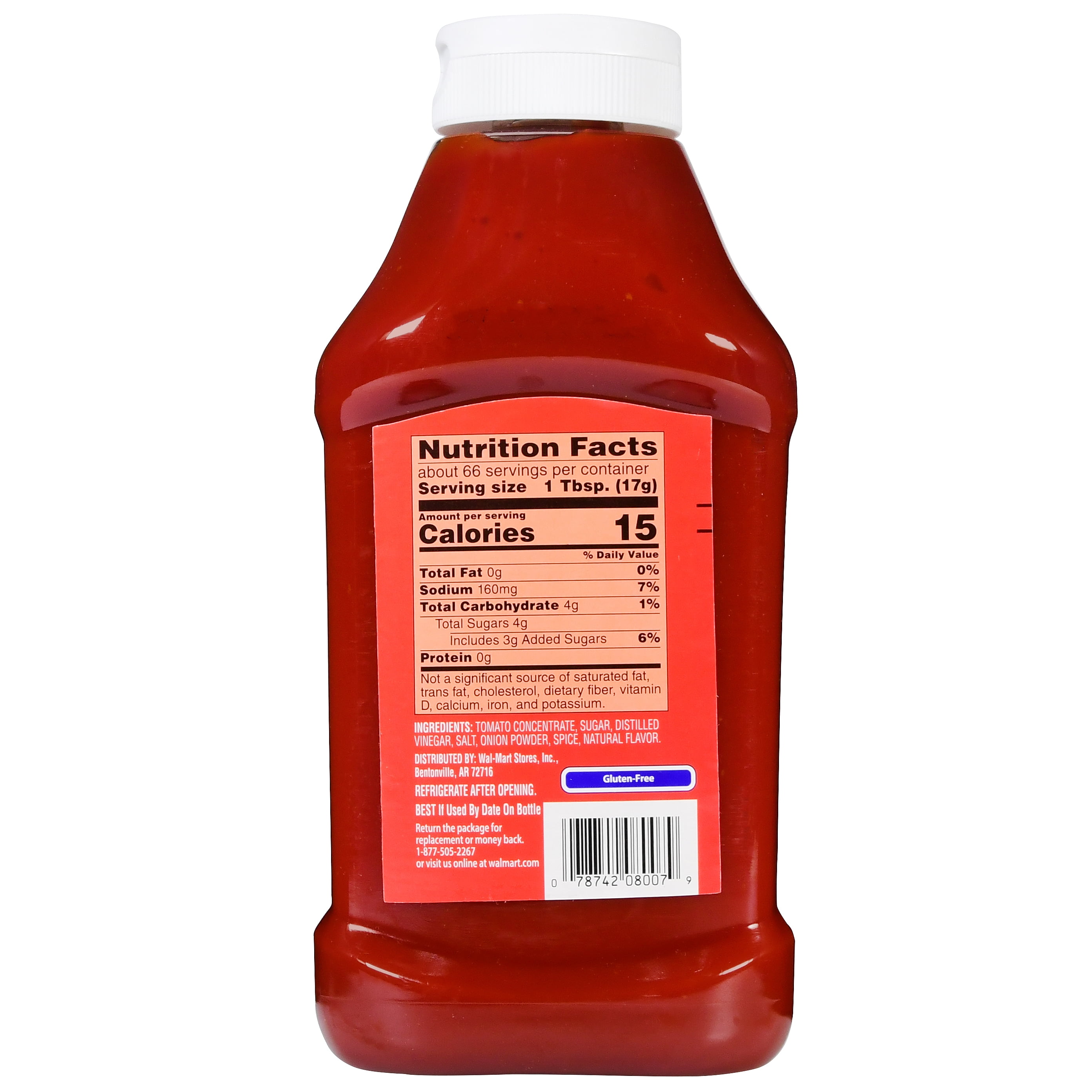 Great Value Tomato Ketchup, 40 oz