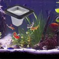 thumbnail image 4 of Anillo de alimentación para peces de acuario, círculo flotante con ventosa, fácil de instalar, redondo, cuadrado y redondo, gusano de sangre, gusano de la harina para peces guppy., 4 of 5