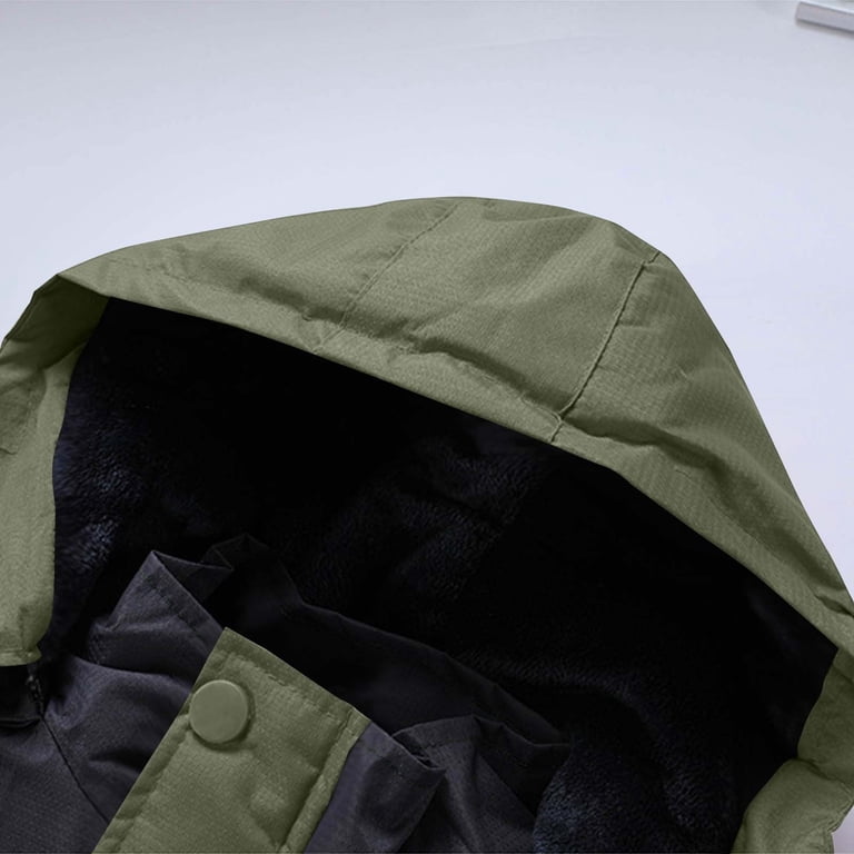 Zpanxa Men's Extreme Cold Weather Jacket Waterproof Windproof