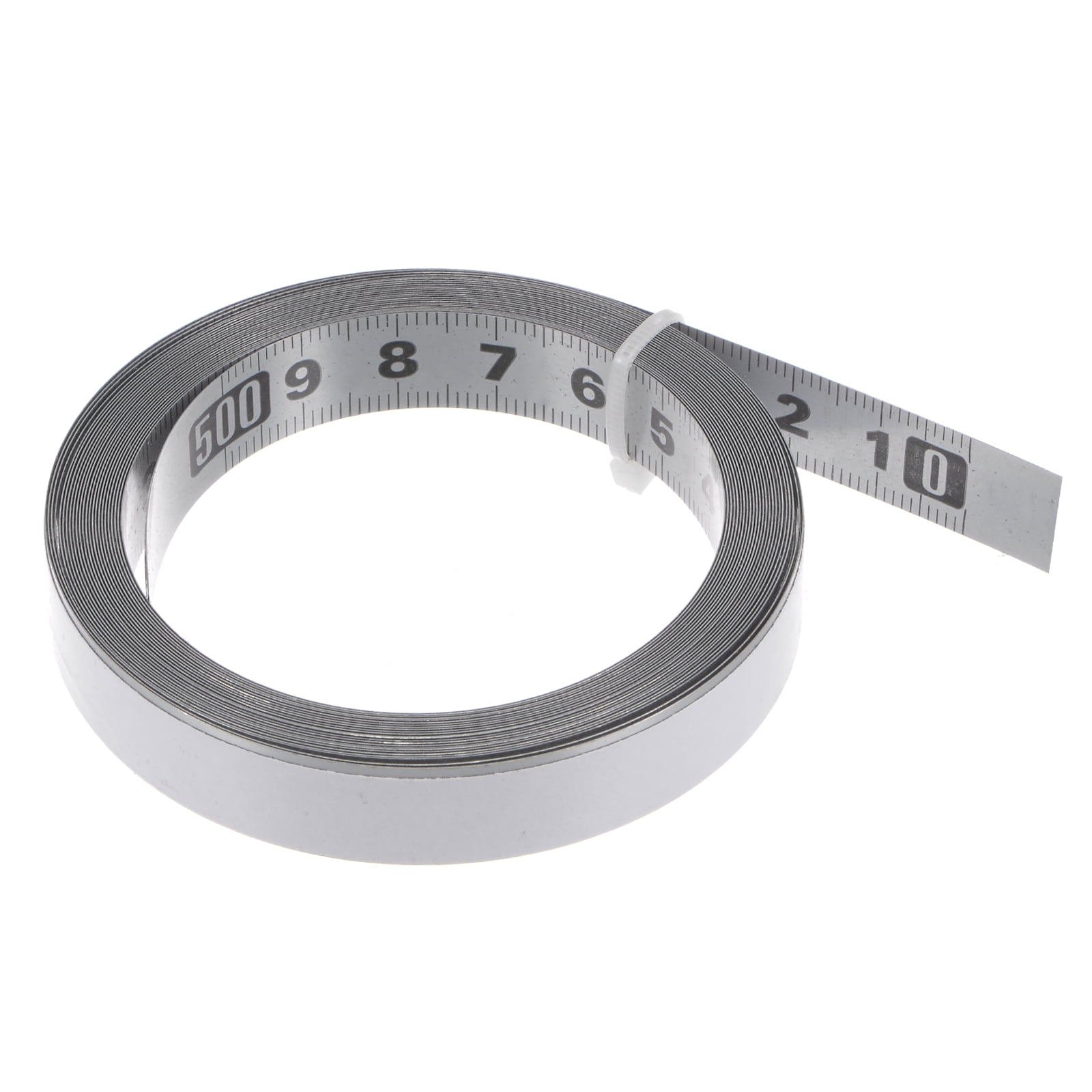 Self Adhesive Tape Measure 500cm Metric Right to Left Read Measuring Tape Steel Sticky Ruler