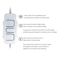 thumbnail image 3 of Peggybuy ARGB Controller 5V 3PIN to SATA Interface Extension Cable for PC Case Fan(White), 3 of 4