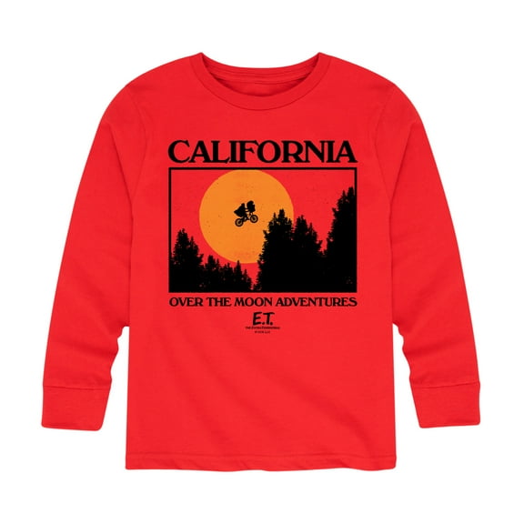 E.T. The Extra Terrestrial - California Over The Moon Adventures - Toddler & Youth Long Sleeve T-Shirt