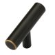 thumbnail image 1 of para Muebles Barra en T de Cobre Cepillado Manijas para Puertas de Gabinetes de Cocina Tiradores de Cajones Negro, 1 of 9