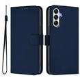 thumbnail image 2 of Wallet Case Compatible for Samsung Galaxy A14 4G / 5G, PU Leather Magnetic Closure Protective Flip Folio Case with 3 Card Holder and Wrist Strap Cover Women Men,Navy Blue,For Galaxy A14 4G / 5G, 2 of 7
