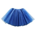 thumbnail image 4 of dmqupv Baby Girl Skirt Tutu for Toddler Girls Tulle Ballet Dance Skirt Princess Baby Dress Up Birthday Party 3 Layers Blue,3-8 Years, 4 of 4