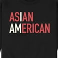 thumbnail image 3 of Instant Message - I Am Asian American  - Men's Crew Neck Fleece Pullover, 3 of 6