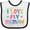 White and Black, variant on Inktastic I Love My Memaw for Granddaughter Girls Baby Bib
