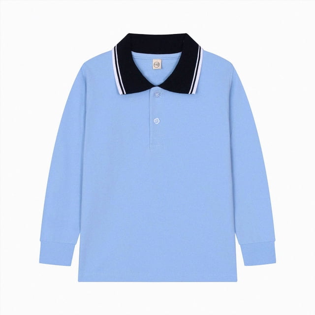 Splozh Chemise Boutonnée pour Filles Été Basique Décontractée à Manches Longues Chandails à Enfiler Chemise Boutonnée pour Filles Chemise à Col pour Filles, Rose Pâle, 14-15 Ans