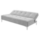 thumbnail image 4 of Sofá Cama Reclinable El Bazar Store Vegas Lino Plata Futon 3 Posiciones EL BAZAR STORE Moderno abotonado, 4 of 6