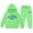 AGreen, variant on Girls' Sweatsuit Set - 2 Piece Basic Hoodie Sweatshirt and Jogger Sweatpants for Toddlers and Girls
