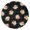 Green And Black, variant on Green Christmas Snowflake Pattern Round Blanket,Comfortable Soft Flannel Throw Blanket,All Season,Warm Lightweight Blankets for Sofa Bed Couch Living Room Chair 47"x47"