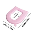 thumbnail image 3 of Cojín reutilizable para asiento de inodoro para adultos: funda antideslizante de EVA para mayor higiene, lavable y fácil de limpiar. Cojín portátil para todas las estaciones., 3 of 6