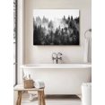 thumbnail image 6 of Black Forest Wall Art for Living Room,Canvas Picture Wall Decor for Bathroom Bedroom,Black and White Natural Landscape Modern Abstract Art Painting Artwork for Office Hallway Dining Room 24"x32", 6 of 8