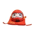 thumbnail image 4 of Alcancía Daruma de cerámica, artesanía, estatua, figura japonesa, decoración de escritorio, ahorro rojo, 4 of 8
