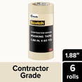 thumbnail image 3 of Cinta de enmascarar Scotch Contractor Grade 4,8 cm x 55 m, paquete de 6, 3 of 7