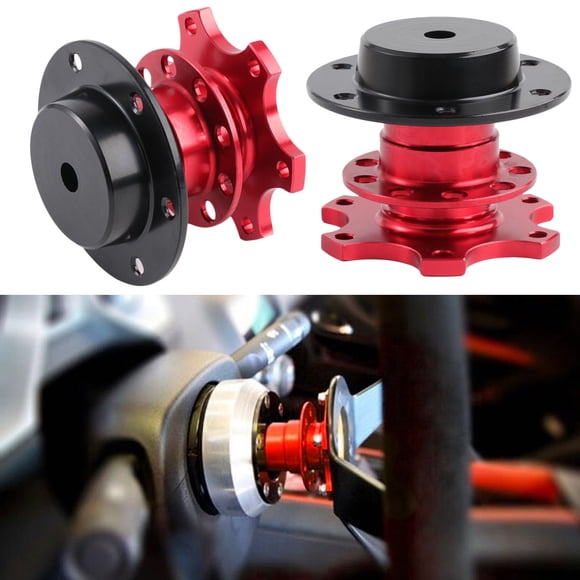 RENACLIPY 1 Set Quick Release Steering Wheel Set for Car Refit .4x7.5x2.8in