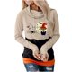thumbnail image 1 of Blusa de manga larga con estampado de Halloween informal a la moda para mujer, jersey con capucha, Tops, sudadera Fridja  fjkfkj5297, 1 of 5