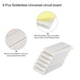thumbnail image 2 of Uxcell 6pcs Breadboards 400 Point Solderless Breadboards for DIY Electronics kit, 2 of 5