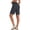 Dark Gray, variant on Women's Bermuda Shorts 9" Knee Length High Waisted Long Shorts with Zipper Pockets Golf Shorts for Women Walking Travel Athletic Running Hiking Workout Beige M