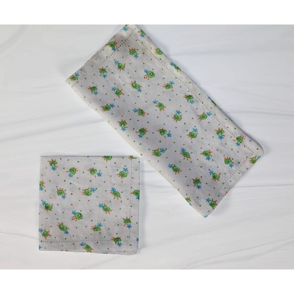 Cotton Tiny Flower Dots Napkins 18"X18"