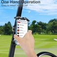 "TOPGO Universal Phone Holder Mount for Golf Cart and Bike, OneHanded