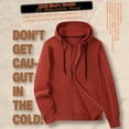 thumbnail image 6 of Fleece Jacket for Mens Winter Warm Lightweight Windproof Jackets Full Zip Hooded Casual Sweatshirts with Pockets, 6 of 8