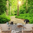 thumbnail image 5 of Wall Murals HD  Bamboo Forest Natural Landscape，Removable Large Photo Wallpaper(Self-Adhesive Wall Fabric No ) x, 5 of 6